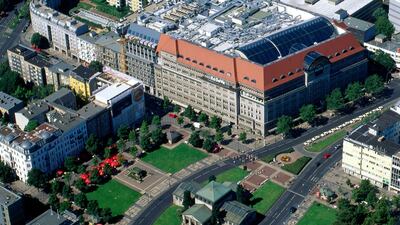An aerial view of the store in 1998. Getty Images