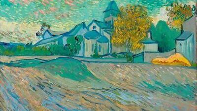 Vue de l'Asile et de la Chapelle de Saint-Rémy by Vincent van Gogh. Courtesy Christie's