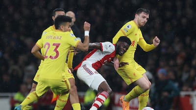 Thomas Partey – 7. The Ghanaian managed to evade Liverpool’s press and was at the heart of Arsenal’s best work in the first half. He was less effective after the break. Action Images