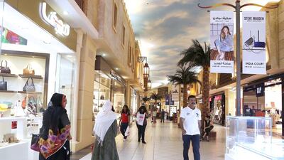 The Egypt court in Ibn Battuta Mall. Pawan Singh / The National