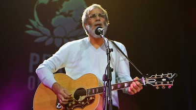 Yusuf Islam, commonly known by his stage name Cat Stevens, shared a Ramadan message from the UK this year. Getty Images