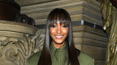 Jourdan Dunn attends the Balmain show as part of Paris Fashion Week on September 27, 2019. Getty Images
