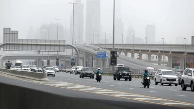 Researchers looked at traffic levels in 403 cities across 56 countries. Chris Whiteoak / The National