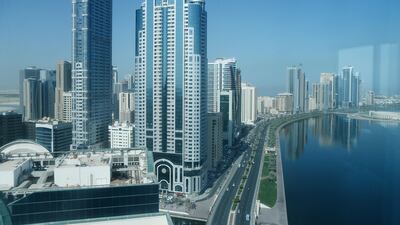 The fire broke out in a souk near buhairah corniche in Sharjah