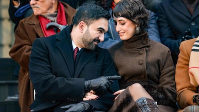New York Mayor Zohran Mamdani and his wife Rama Duwaji at his ceremonial inauguration as mayor at City Hall. Getty Images