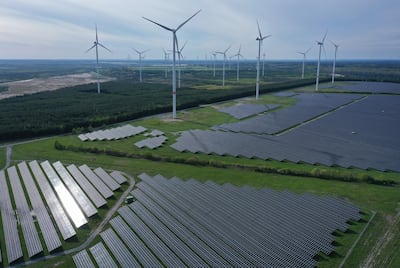 Germany, which plans to get 80 per cent of its electricity from renewables by 2030, supports setting a global target. Getty