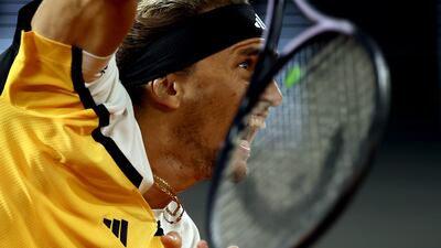 Germany's Alexander Zverev in action against Tallon Griekspoor of the Netherlands during the French Open, in Paris, France. EPA