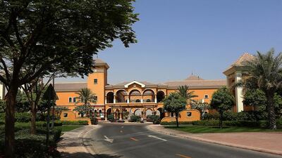 The western part of Dubai Sports City, containing 1,000 villas around an Ernie Els-designed golf course, is largely complete and fully occupied, although a further 100 villas could be added at a later date. Above, the Els Club. Satish Kumar / The National