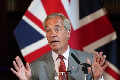Reform UK Leader Nigel Farage. AFP