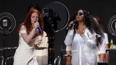 Jess Glynne and H.E.R wowed the audience. Joel C Ryan/Invision/AP