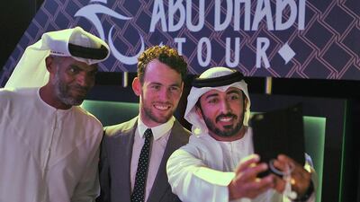 Mark Cavendish, the most successful sprinter in Tour de France history, will be one of the star attractions at the Abu Dhabi Tour. Delores Johnson / The National