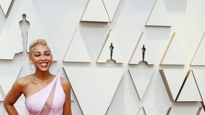 Meagan Good wears Georges Chakra at the 91st Academy Awards. Reuters