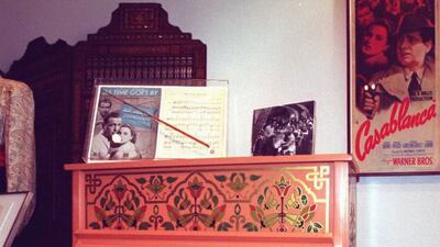 The piano featured in the 1942 movie Casablanca. Kim Kulish / AFP
