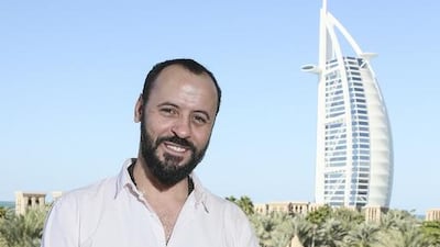 Ali Suliman, star of Zinzana, is photographed during an event at the Dubai International Film Festival. Sarah Dea / The National