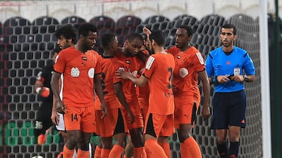 Boris Kabi, centre, of Ajman. Ravindranath K / The National
