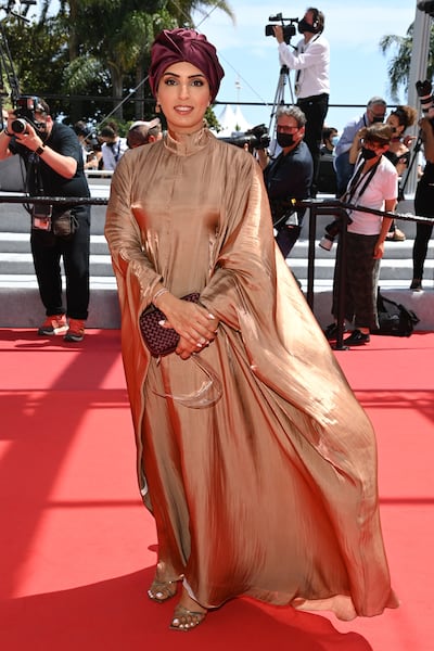 Doha Film Institute chief executive, Fatma Al Remaihi, at the 'Memoria' screening during the 74th annual Cannes Film Festival in July 15. Getty Images
