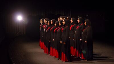 A performance of Antigone by Aperta Productions. Courtesy of Aperta Productions