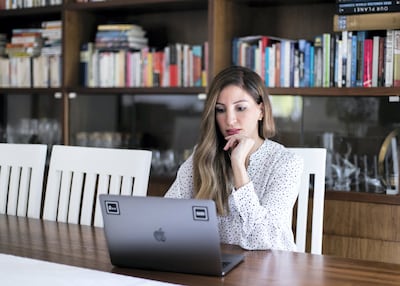 Nadine Mezher credits her parents for the financial philosophy that guides her business decisions. Reem Mohammed / The National
