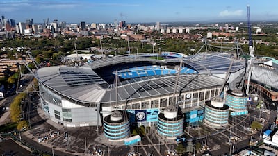 The Etihad Stadium, home of Manchester City. Getty Images
