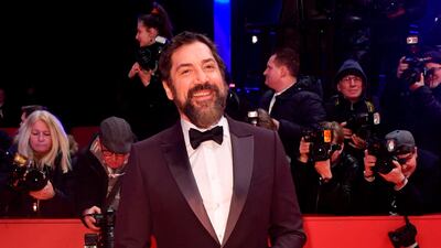 Spanish actor Javier Bardem at the premiere of the film 'The Roads Not Taken' screened in competition on February 26 at the 70th Berlinale film festival in Berlin. AFP