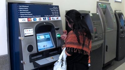 Most UAE banks charge around Dh25 per month if the balance in your current or savings account falls below the minimum average monthly balance requirement. Jeffrey E Biteng / The National