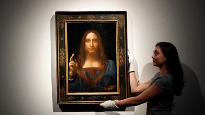 Leonardo da Vinci's Salvator Mundi is heading to Abu Dhabi. Kirsty Wigglesworth / AP