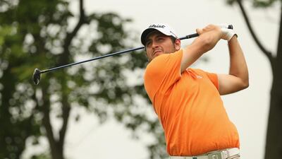 Alexander Levy of France scored eight birdies and an eagle en route to a second-round 62 and the lead at the Volvo China Open at Genzon Golf Club on April 25, 2014 in Shenzhen, China. Ian Walton / Getty Images