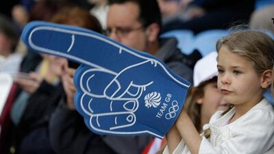 A young fan enjoys the atmosphere at Coventry. Pic: Hussein Malla/AP Photo