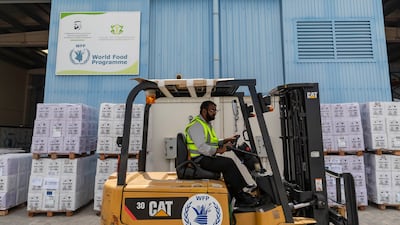 The UN Humanitarian Response Depot in Dubai is sending aid to Gaza. All photos: Antonie Robertson / The National
