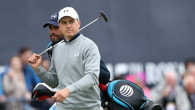 Jordan Spieth of the United States walks up to the 18th green during the third round of the British Open Golf Championships at the Royal Troon Golf Club in Troon, Scotland, Saturday, July 16, 2016. Peter Morrison / AP Photo