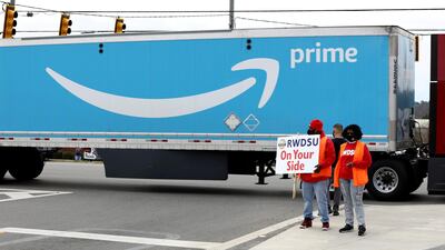 Amazon is fighting efforts to unionise its workforce in Alabama, as Britain's Unite union set up a hotline for Amazon staff in the UK. Reuters