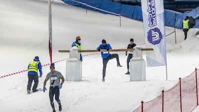 The 13th Ice Warrior Challenge was held at Ski Dubai on Saturday. All photos: Antonie Robertson / The National