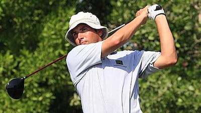 Michael Harradine, who won yesterday, comes from a family of golfing figures.