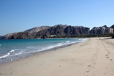 Al Bustan Beach, Muscat. Charlotte Mayhew / The National