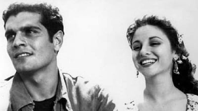 Omar Sharif and Faten Hamama star in the 1956 film 'Siraa Fil-Mina' by Egyptian director Yousef Chahine. In the film, Hamama plays Sharif's love interest whom he tries to win back. IMDb