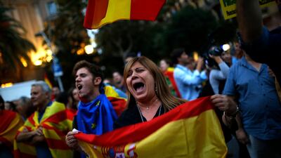 Spain has been able to unilaterally push back against the Catalonia referendum because of the EU's reluctance to do anything meaningful about the crisis. Francisco Seco / AP