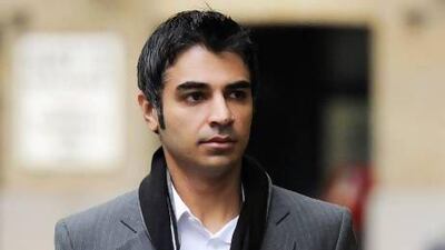 Former Pakistan cricket captain Salman Butt, left, has never admitted his guilt publicly. Facundo Arrizabalaga / AFP