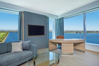 A room in the DoubleTree by Hilton Perth Waterfront. Photo: DoubleTree by Hilton