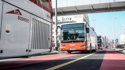 Dubai is adding extra bus and taxi lanes across six streets, which are due to be completed by 2027. Photo: Dubai Media Office