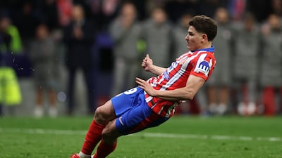 Julian Alvarez's spot kick in the shoot-out was ruled out by VAR, allowing Real Madrid to win 4-2 on penalties and advance to the Uefa Champions League quarter-finals. Getty Images