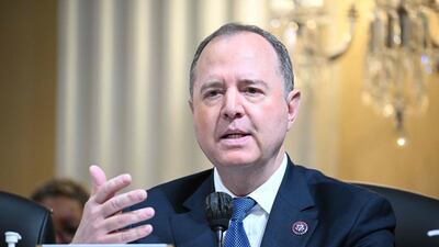 Democrat Adam Schiff of California is a member of the Select Committee to Investigate the January 6th Attack on the US Capitol and serves a large portion of the entertainment community in Los Angeles. AFP