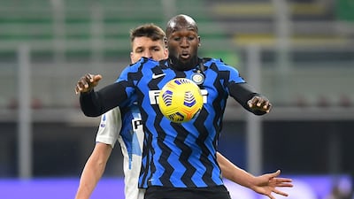 Inter Milan's Romelu Lukaku in action. Reuters