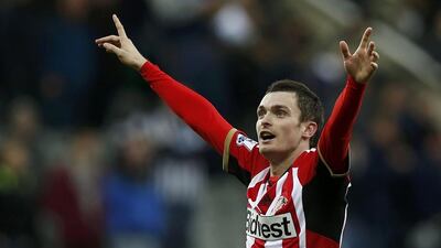 Adam Johnson, the Sunderland winger, has scored three goals in as many years at St James’ Park. Andrew Yates / Reuters