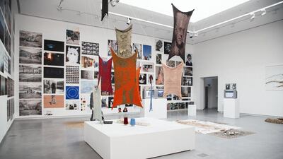 The exhibition /seconds is an onslaught of visuals that includes posters, installations and prints curated by Peter Lewis. Rebecca Rees for The National