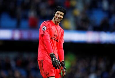 A Chelsea player for 11 years, Petr Cech kept his old side at bay in a goalless draw. Phil Noble / Reuters