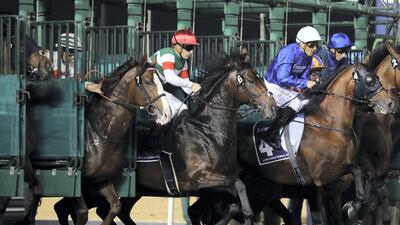 Start of the Dubai Sheema Classic. Chris Whiteoak / The National