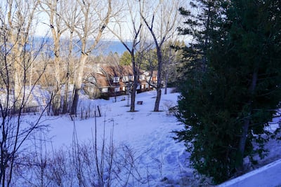 A house along Chemin des Falaises in La Malbaie, Canada. Willy Lowry / The National