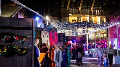 The festive market at The Galleria. Courtesy The Galleria