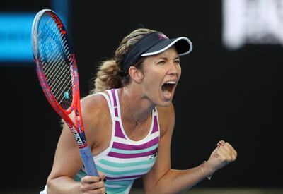 Danielle Collins reached her first grand slam semi-finals after beating Anastasia Pavlyuchenkova. Lucy Nicholson / Reuters