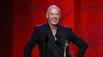 Actor Michael Keaton accepts the award for best male lead for his role in Birdman at the 2015 Film Independent Spirit Awards. Adrees Latif / Reuters